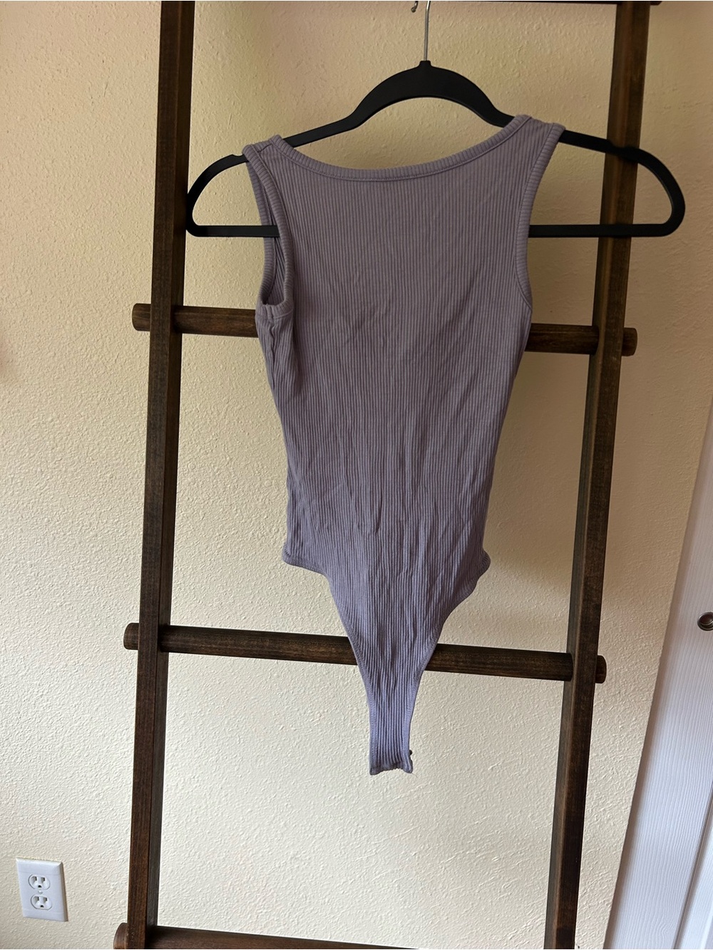 Lulu's Lavender Ribbed Body Suit